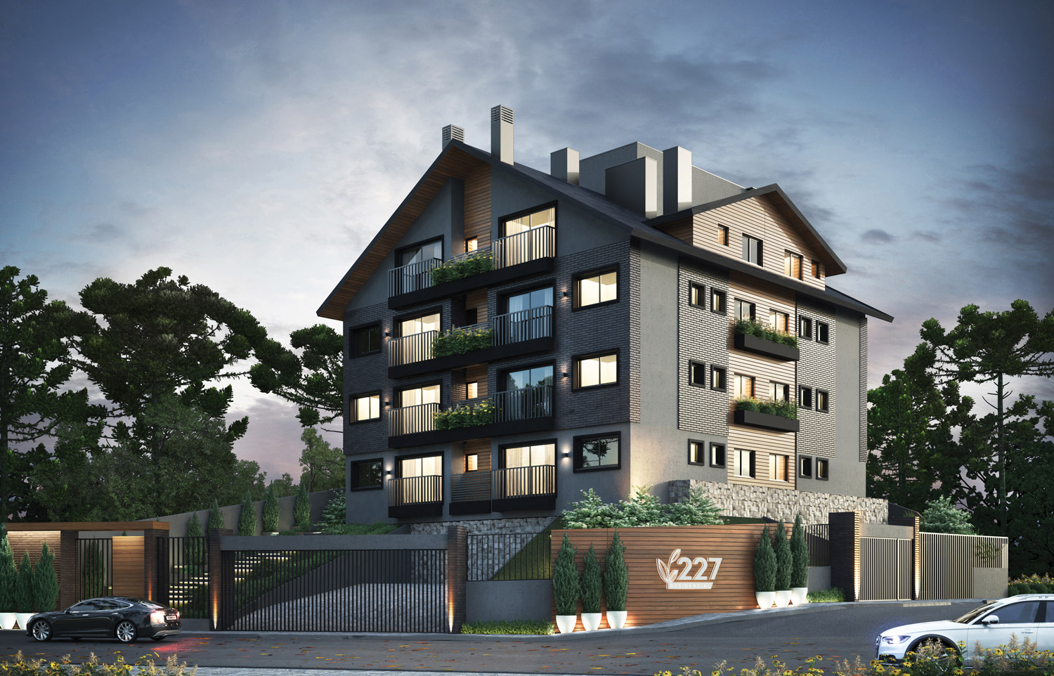 Fachada do Residencial 227